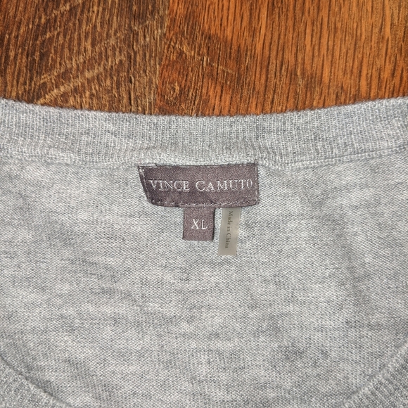 VINCE CAMUTO ZIGZAG SWEATER IN GREY - Picture 8 of 8